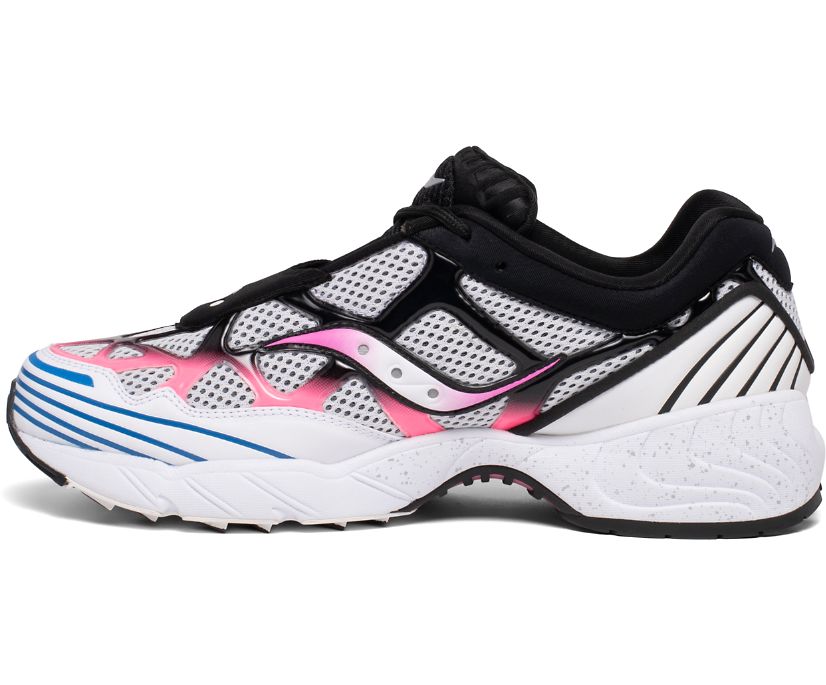 Saucony Grid Web Women's Originals White / Pink / Blue | AU 009OKIR